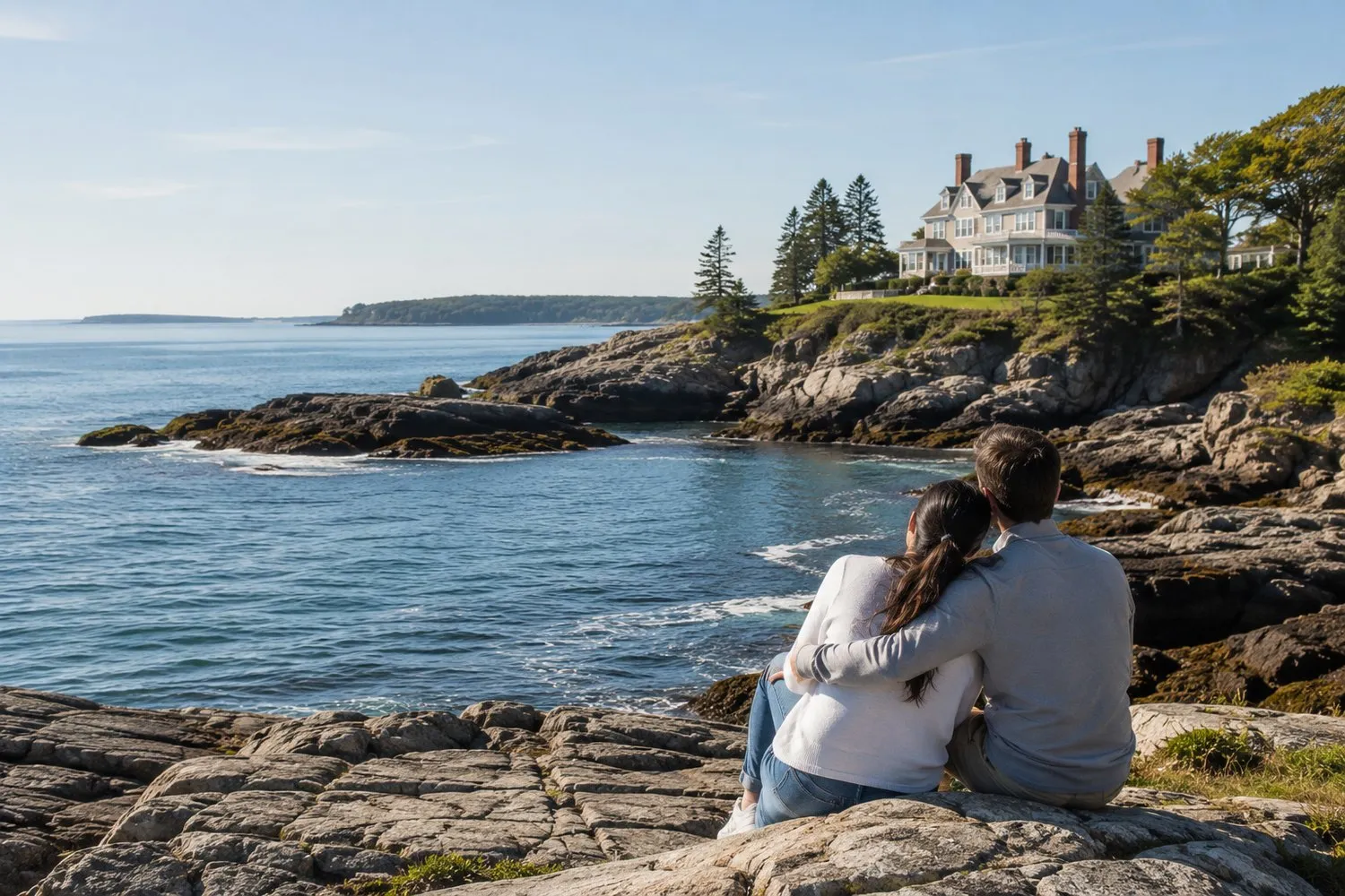 a calm, sunlit moment at home in Maine, supported and at ease a calm, sunlit moment at home in Maine, supported and at ease