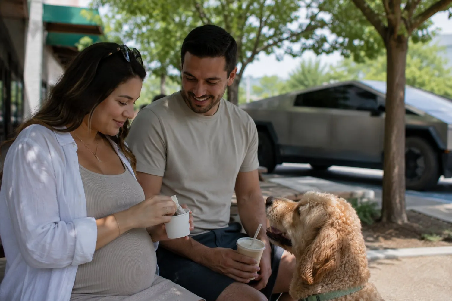 a warm, supported parenting moment in soft natural light a warm, supported parenting moment in soft natural light