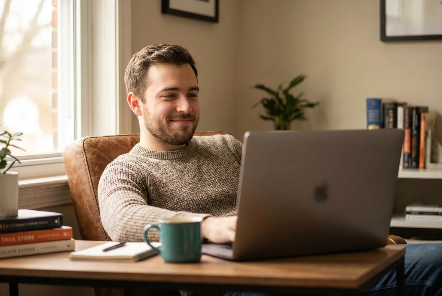 Reviewing transparent psychiatry pricing on a laptop at a home desk Reviewing transparent psychiatry pricing on a laptop at a home desk